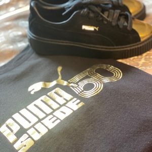 Puma shirt with matching shoes